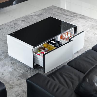 China Wireless Charging Hotel Minibar Fridge with Speakers and Automatic Water Filling for sale