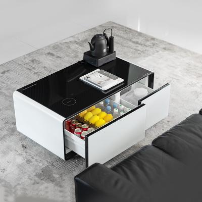 China Living Room Side Table with Smart Coffee Table and Private Mold Hotel Minibar Fridge for sale