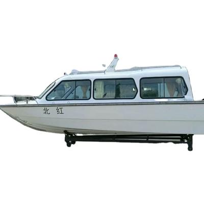 China Hotsale relaxing fiberglass reinforced boat entertainment speedboats open boatthe official launch for sale