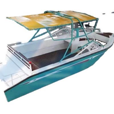 China Wholesale Hot Selling Boat Entertainment Speedboat Relaxing Aluminum Fishing Boat for sale