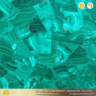 China Large Construction StoneMarkt Green Agate Semi Precious Stone Slab for sale