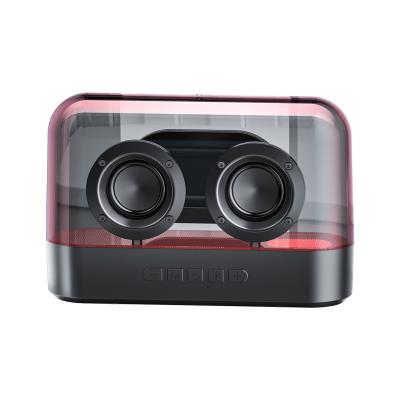 China ABS+Acrylic new part lighting portable speaker for DJ speaker box with Bluetooth, with aux, type c TF port for sale