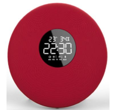 China Mini aux. tf mini s6 miorr alarm clock BT speaker FM radio audio sound material with fabric backing for sale