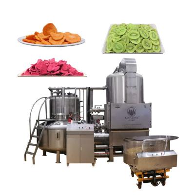 China Low Oil Content / Low Temperature Payment Protection Fruit And Vegetable Vacuum Frying Machine Vacuum Fried Kiwi for sale