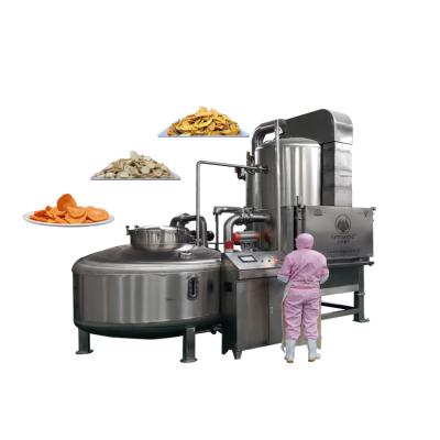 China Best Price Low Temperature Industrial Yellow Peach Banana Halal Vacuum Fried Vegetables Machine for sale