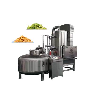 China New Design Automatic Low Temperature Crunchy Dehydration 20kh/h Vacuum Frying Machine 150 Price for sale