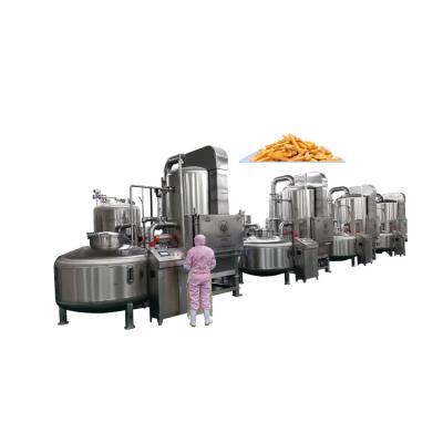 China Low Temperature Automatic New Design Dehydration Pumpkin Chips Crunchy Vacuum Frying Machine Price 20kg/h for sale