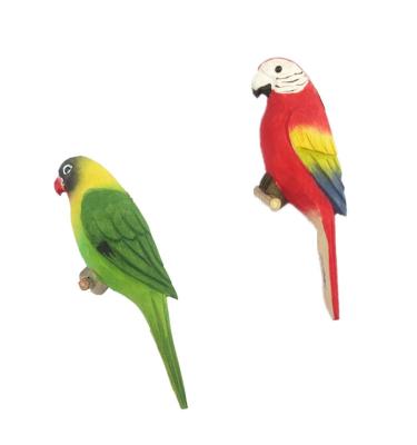 China China Hot Sale 100% Hand Carved Wooden Animals Parrot for sale