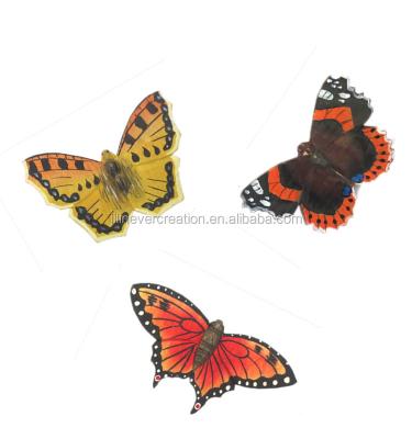 China Animal Promotional Wooden Crafts Spring Fridge Magnet Butterfly for sale