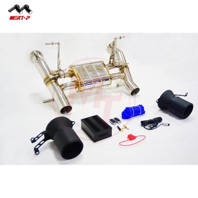 China LP700 SVJ MERTOP RACE SS304 High Flow Performance Polished Catback For Lambor ghini Aventa dor LP700-4 SVJ V12 6.5L 2018+ Exhaust System for sale