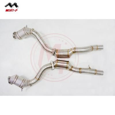 China SS304 Mertop Por*s*che Ca*enne 3.6T Front Pipe 2014-2018 and Downpipe for sale