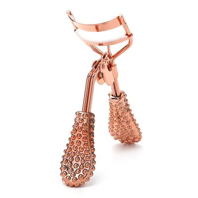 China Rose Gold Manufacturer Custom Lash Disposable Curlers Pink Colors Eyelash Curler Comb Brush Eyelash Curler with Low Price for sale