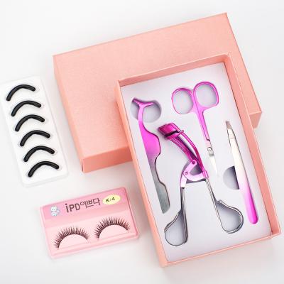 China Disposable Eyelash Curler Logo Lashes Lifting Curler Private Pink Label With Portable Comb Pink for sale