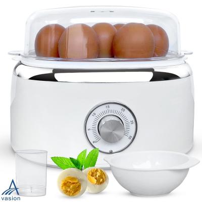 China New Safety Household Kitchen 450W Whole Egg Steamer Machine Egg Cooker Electric Boiling Fast Boiler New for sale