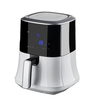 China 2021 Newdesign Smart Portable Mini Electric Stainless Steel Air Fryer Non-stick Coating Digital Led Touch Screen Non Oil for sale