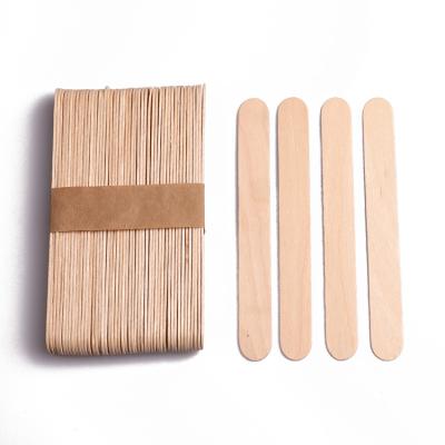 China Birch Wood High Quality Disposable Adult / Child Sterile Small Wooden Spatulas for sale