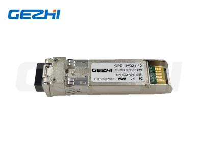 China 10G DWDM SFP+ Transceiver 40KM 16dB EML C-Band 50GHz 100GHz 200GHz ITU Netz zu verkaufen