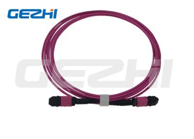 China 12 Faser LC Duplex 1x6 bis MTP MPO Kabel MPO OM4 Patch Cord zu verkaufen