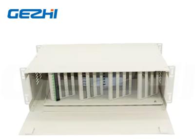 China Optical Fiber Distribution Frame ODF Rack Mount 12 24 48 96 144 Core Port ODF for sale