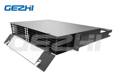 China 2U 4U High Density Fiber Enclosure With Cassettes for sale