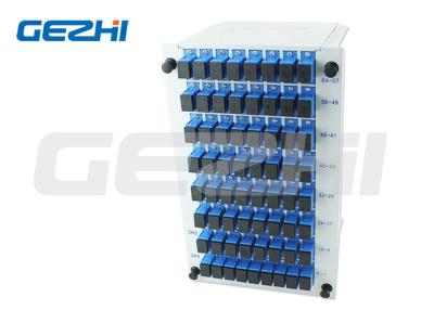 China Cassette Type Plastic Insertion Module 1*64 PLC Splitter 130*101*206mm for sale