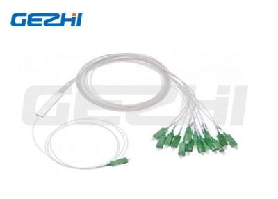 China 1x16 PLC Fiber Splitter with SC/APC Connectors and Optical Signal Distribution for sale