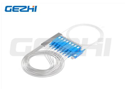 China Fiber Optic PLC Splitter SC/UPC 1x32 Mini Type G657A1 Customized Fiber for sale