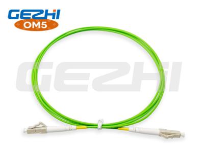 China Customized Fiber Optic Patch Cord Cable OM5 Multimode Wideband LC/SC/FC/ST Duplex for sale