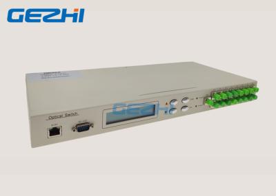 China Het rek zet Programmeerbare Chassis1x16 Benchtop Optische Schakelaar op Te koop