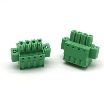 China Pin Pluggable Wire Manufacturer Supplier China Cheap 2 Pitch Green 2 Pole 3.81Mm Terminal Blocks for sale