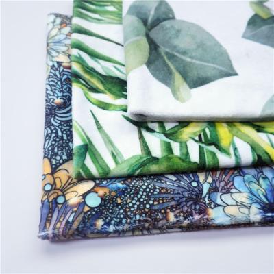 China 2021 New High Quality Soft Polyester Tear-Resistant Digital Printed Custom Minky Fabric For Baby Blanket for sale