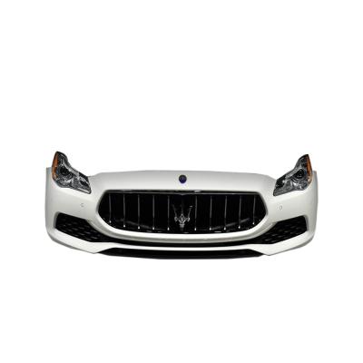 China Plastic For Maserati Quattroporte 3.0 BT v6 2wd Front Bumper Assembly Air Intake Grill Headlights Water Reservoir OE673000020 for sale