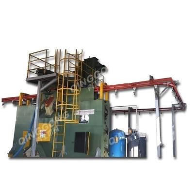 China Overhead Rail Type Construction Material Stores Motorcycle Chain Set Shot Blasting Machine for sale