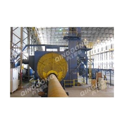 China Building Material Stores Iron Steel Castings Surface Steel Pipe Diabolo Interior Shot Blasting Machine for sale