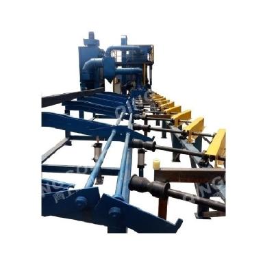 China Internal and External Type Steel Pipe Diabolo Shot Blasting Conveyor Roller Building Material Stores Steel Pipe Machine for sale