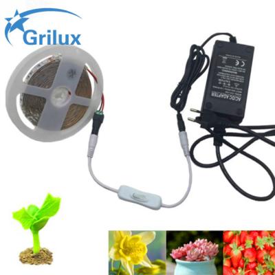 China PVC Power 670nm Strip Strips Full Spectrum IP68 Led Grow Light For Wholesales for sale