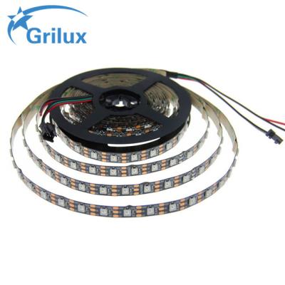 China High Lumens WS2812 WS2812 Digital LANDSCAPE LED Strip CE RoHS Ready For Shipping CE Passed Accessible RGB 5V Pixel Strip for sale