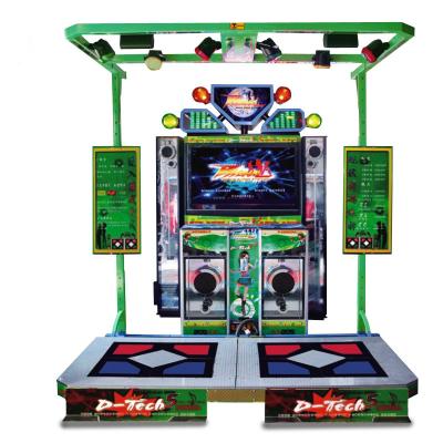 China 2 Players Amusement Indoor Playground DDR Arcade Background Video Commercial Stereo Systerm for sale