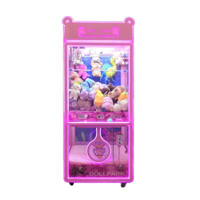 China Prize Funhouse Coin Claw Crane Machine Low Maintenance Coin Operated Colorful Appearance for sale