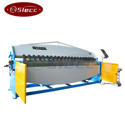 China SIECC BRAND W62K Series Hydraulic Folding Machine Workshop Machinery Repairs / Sheet Metal Hydraulic Bending Machine for sale