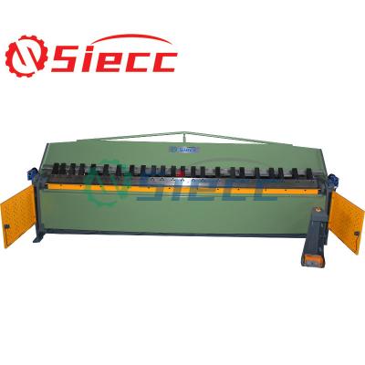 China Heavy Duty Carbon Steel 3*3200mm Sheet Metal Pan And Brake Box Hydraulic Top Folding Machine for sale