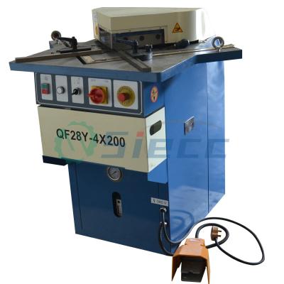 China QF28Y-4x200 35 to 140 degree hydraulic metal plate sheets angle wedge stainless steel variable notch cutting machine for sale