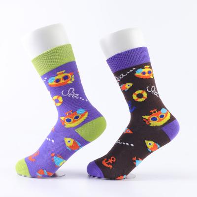 China QUICK DRY custom kids school boy girl happy tube socks made in China for sale