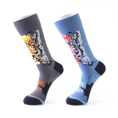 China Wholesale Fashion QUICK DRY bangs Tiger Pattern Cool Fashion Custom Logo Cotton Novelty Socks Fancy happy socks black tube crew socks for sale