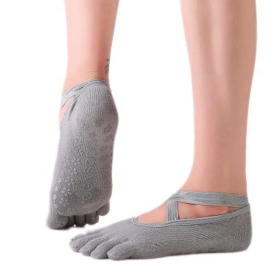 China Custom Wholesale Cmax QUICK DRY Women Fitness Pilates Yoga Gym Dance Sports Exercise Anti Non Slip Socks Grip Cotton Non Slip Yoga Socks for sale