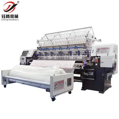 China Roller lock stitch multi needle quilting machine for quilt, bedspread making machine, industrial quilting machine for sale