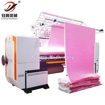 China Roller automated shuttle multi-needel quilting machine (lock stitch), multi needle sewing machine for garment for sale