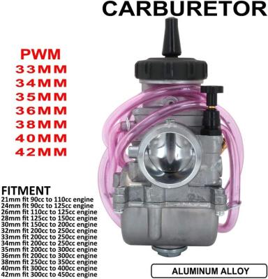 China Motorcycle Fuel System PWK 34MM Carb Carburetor For 75cc 100cc 110cc 125cc 2T 4T ATV ​​Dirt Bike for sale