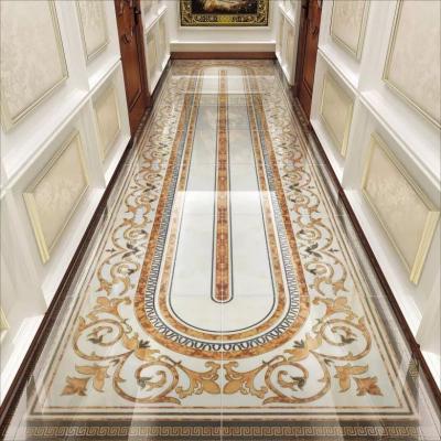 China Modern customized 2400x3200 porcelain slab polished floor tiles sintered stone floor carpet tiles for sale