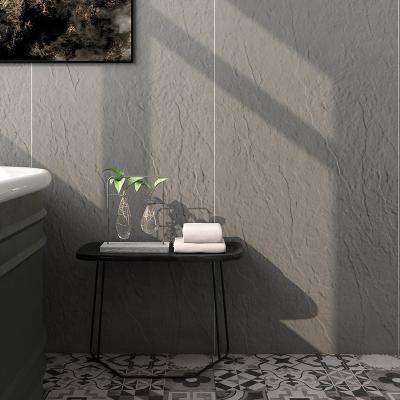 China Modern uneven surface 60x120cm gray wall tiles ceramic rustic tiles matte finish living room for sale